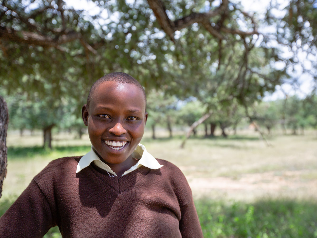 Diphina Chepchumba, student at Chepkram Primary School
